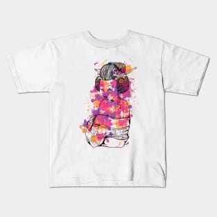 quality modern woman design Kids T-Shirt